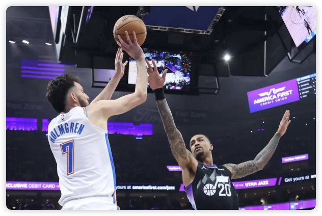 亞歷山大21+8科林斯26分 霍姆格倫20+7雷霆勝爵士