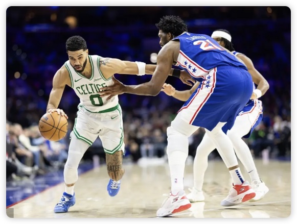 塔圖姆三雙恩比德15分 普理查德28分綠軍大勝76人