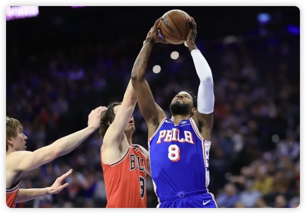 吉迪25+16恩比德缺陣 公??駝偎?6人8連敗