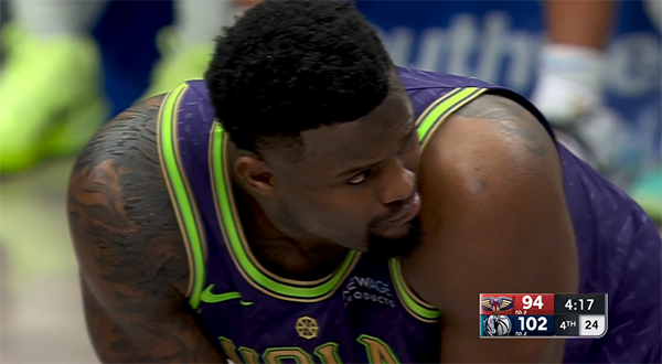 如果錫安得分5,000 該怎么辦？鵜鶘在最后一個季度輸給了小牛隊(duì)