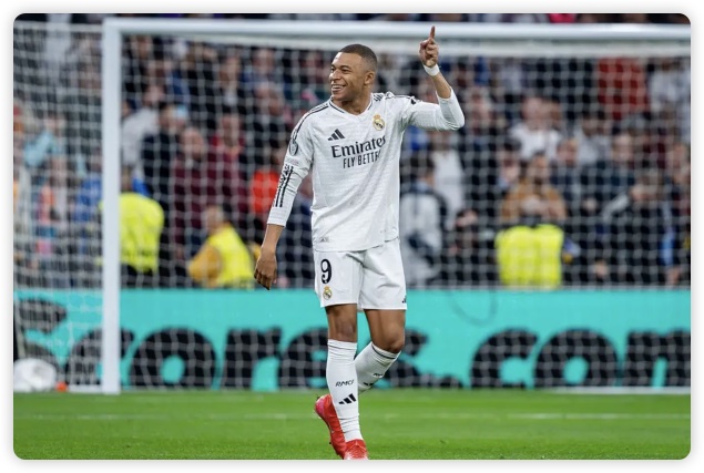 姆巴佩戴帽哈蘭德傷缺 皇馬3-1曼城總分6-3進16強